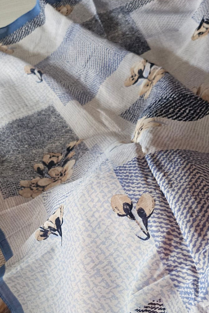 Scrap print Scarf