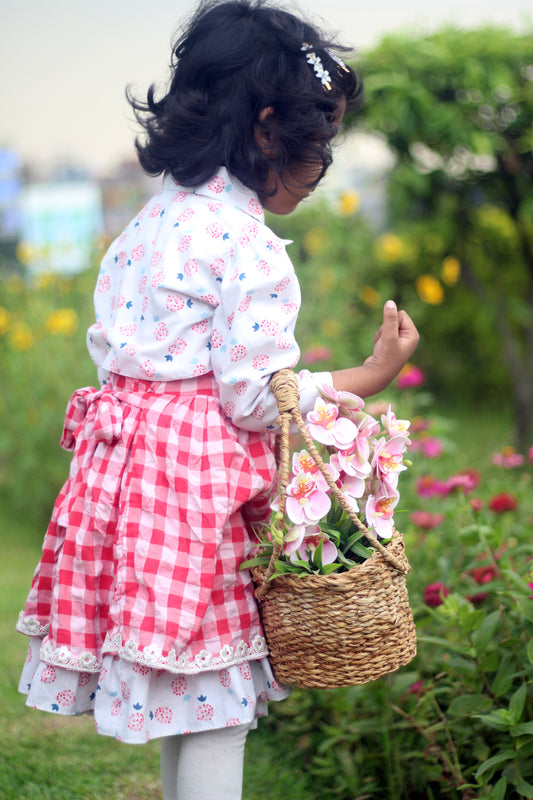 Dress With Tulip koti (pink)